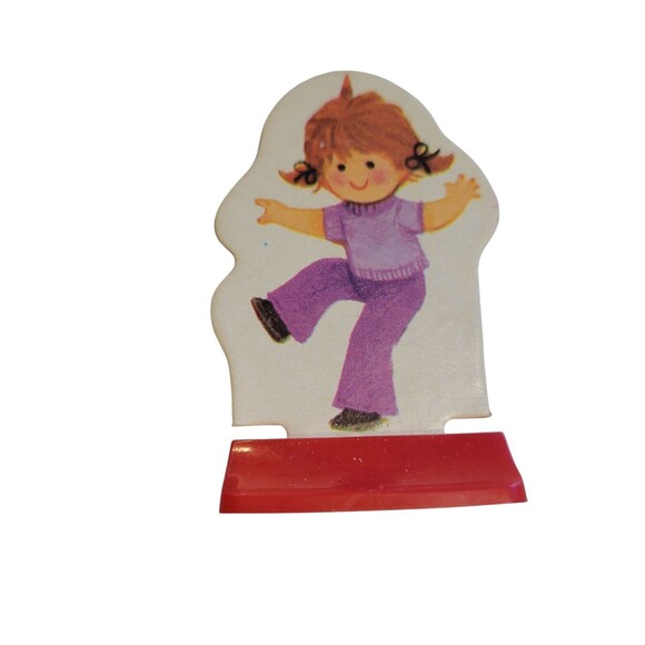 Vintage 70's Chutes And Ladders People Game Pieces - Picture 3 of 7